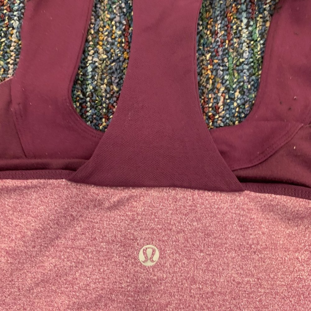 2 Lululemon athletic tops size 8 - Picture 6 of 8